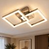 Fabas  bard plafoniera moderna led 21w 3000k dimmerabile oro opaco
