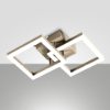 Fabas  bard plafoniera moderna led 21w 3000k dimmerabile oro opaco