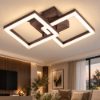Fabas bard plafoniera moderna corten led 21w 3000k dimmerabile