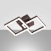 Fabas bard plafoniera moderna corten led 21w 3000k dimmerabile