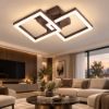 Fabas bard plafoniera moderna corten led 21w 3000k dimmerabile
