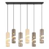 Lampadario a sospensione multicolor 6 luci per tavolo da pranzo