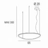 Lampadario led 48w cct 3000k 6000k dimmerabile con telecomando moderno a sospensione plettro tortora