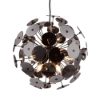Lampadario design moderno sferico nero opaco