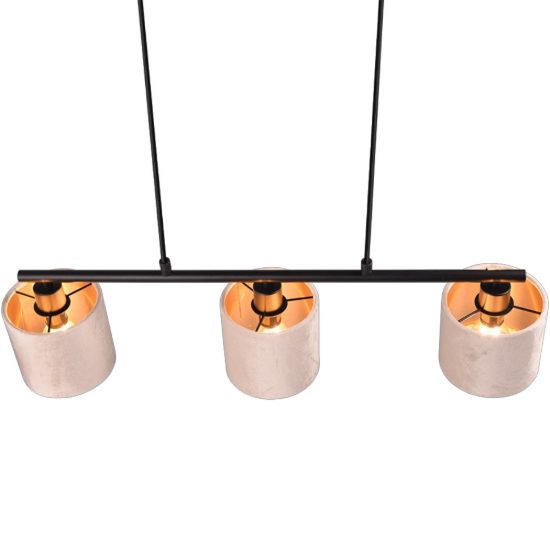 Lampadario led 4w 2700k 3 luci a sospensione beige