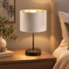 Abat-jour per comodino camera da letto beige
