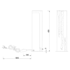 Lampada da tavolo nero legno per soggiorno