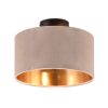Plafoniera led 4w 2700k beige per camera da letto