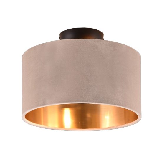 Plafoniera led 4w 2700k beige per camera da letto