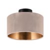 Plafoniera led 4w 2700k beige per camera da letto