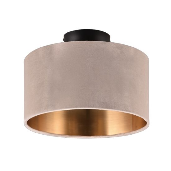 Plafoniera led 4w 2700k beige per camera da letto