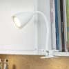 Lampada da scrivania bianca orientabile led 3w 3000k