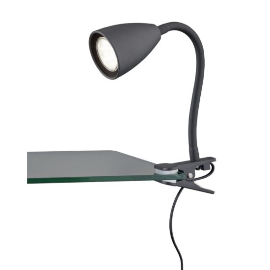 Lampada da scrivania per cameretta led 3w 3000k nero opaco