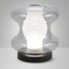 Fabas frua lampada da tavolo vetro grigio chiaro led 7w cct 2700k 3000k 4000k