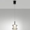 Fabas frua lampada a sospensione vetro cognac led 8w cct 2700k 3000k 4000k dimmerabile