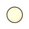 Plafoniera per ufficio led 29w cct 2300k 4000k dimmerabile nero opaco