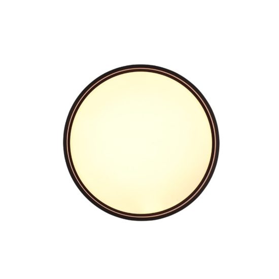 Plafoniera per ufficio led 29w cct 2300k 4000k dimmerabile nero opaco
