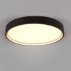 Plafoniera per ufficio led 29w cct 2300k 4000k dimmerabile nero opaco