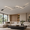 Plafoniera design moderno led 25w 3000k nera dimmerabile