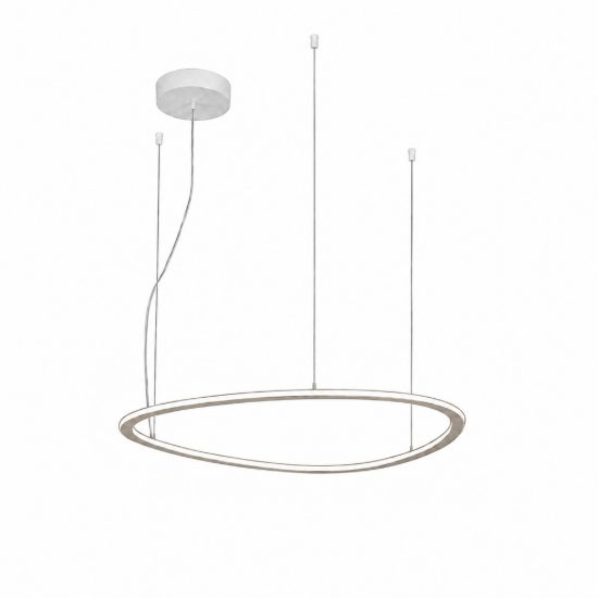 Lampadario led 60w cct 3000k 6000k dimmerabile con telecomando moderno a sospensione plettro tortora