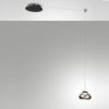 Fabas luce arabella lampada fumé a sospensione con decentramento led 8w 3000k dimmerabile