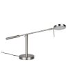 Lampada da scrivania ufficio led 12w cct 2300k 4000k nichel opaco