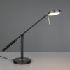 Lampada da scrivania moderna orientabile led cct 2300k 4000k nero opaco