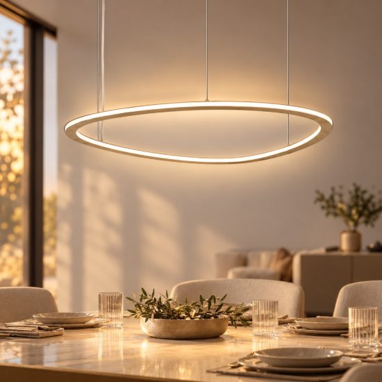 Lampadario moderno a sospensione plettro sabbia led 72w cct 3000k 6000k dimmerabile con telecomando