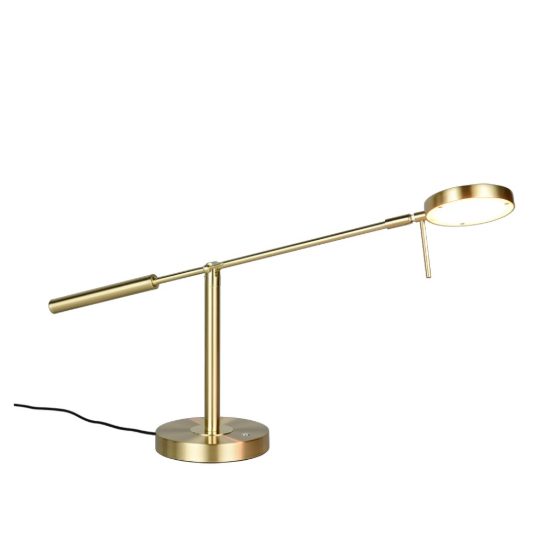 Lampada da scrivania ufficio led cct 2300k 4000k ottone satinato