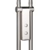 Piantana led 12w cct 2300k 4000k dimmerabile nichel opaco