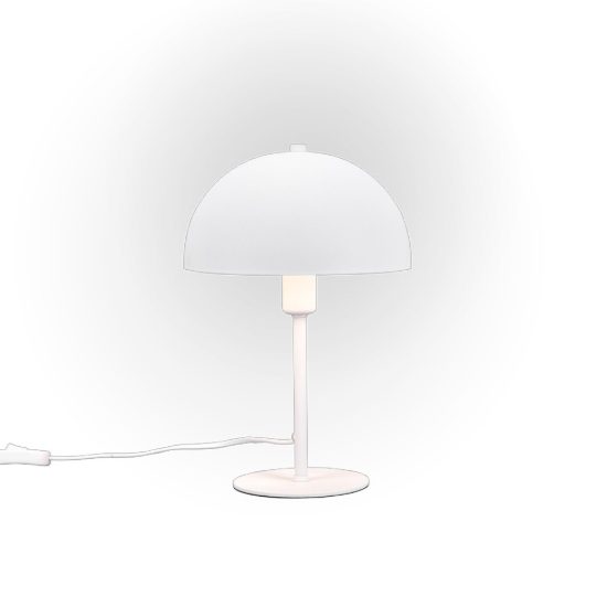 Abat-jour da comodino camera da letto bianco opaco