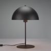 Lampada da tavolo per salotto moderna nero opaco