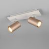 Plafoniera con faretti da soffitto caffe gu10