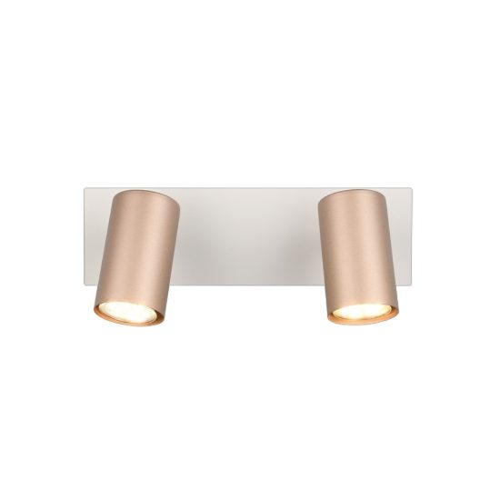 Plafoniera con faretti da soffitto caffe gu10
