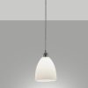Fabas luce provenza lampada a sospensione per cucina moderna campana bianco vetro