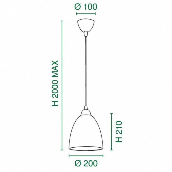 Fabas  provenza lampadario a sospensione per cucina moderna vetro bianco