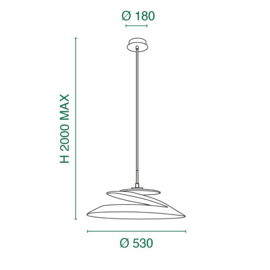 Fabas lampadario da cucina aragon bianco led 18w 3000k dimmerabile