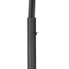 Piantana da terra design moderno nero opaco orientabile
