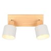 Plafoniera con faretti da soffitto  grigio orientabile
