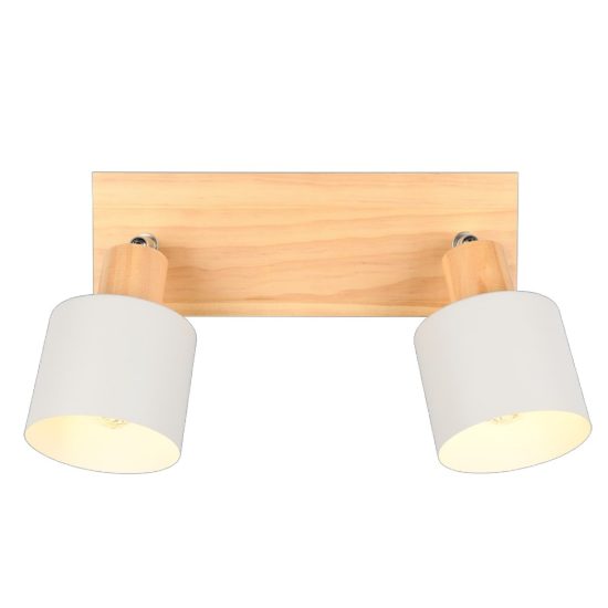 Plafoniera con faretti da soffitto  grigio orientabile