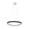 Lampadario nero per sala da pranzo a sospensione led 50w cct 3000k 4000k