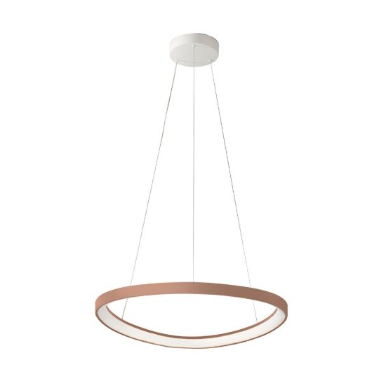 Lampadario a sospensione plettro moderno pesca led 50w cct 3000k 4000k