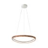 Lampadario led 50w cct 3000k 4000k a sospensione foglia rame