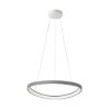 Lampadario a sospensione led 50w cct 3000k 4000k plettro moderno grigio perla per sala da pranzo