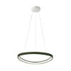 Lampadario led 50w cct 3000k 4000k a sospensione moderno per sala da pranzo plettro verde oliva