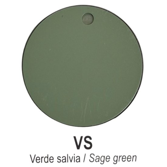 Lampadario a sospensione moderno plettro verde salvia per sala da pranzo led 50w cct 3000k 4000k
