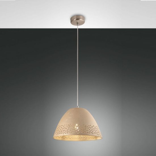 Fabas lampadario da cucina casale campana color kaki