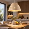 Fabas lampadario da cucina casale campana color kaki