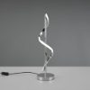 Lampada da tavolo per salotto design cromo led 8,5w 4000k