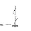 Lampada da tavolo per salotto design cromo led 8,5w 4000k